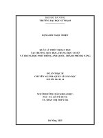 Quản lí thiết bị dạy học tại trường tiểu học, trung học sơ sở và trung học phổ thông anh quốc, thành phố Đà nẵng