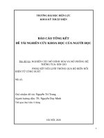 Nghiên cứu mô hình hóa và mô phỏng hệ thống tua  bin gió pmsg kết nối lưới thông qua bộ biến Đổi Điện tử công suất