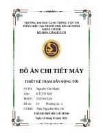 Đồ Án chi tiết máy thiết kế trạm dẫn Động tời