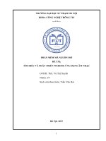 Phần mềm mã nguồn mở Đề tài tìm hiểu và phát triển website Ứng dụng Âm nhạc