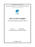 Thiết kế cung cấp Điện cho tháp b1 khu nhà Ở xã hội toàn thắng (thuỷ nguyên – hải phòng)