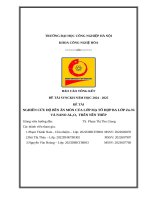 NGHIÊN CỨU ĐỘ BỀN ĂN MÒN CỦA LỚP MẠ TỔ HỢP BA LỚP Zn-Ni
VÀ NANO AL2O3 TRÊN NỀN THÉP