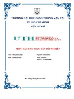 Báo cáo thực tập tốt nghiệp gara Ô tô bảo khoa Đà nẵng