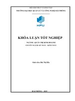 Hoàn thiện công tác kế toán nguyên vật liệu tại công ty tnhh thương mại mai phương vy