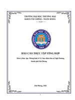 Báo cáo thực tập tổng hợp Đơn vị thực tập phòng kinh tế uỷ ban nhân dân xã nghi dương, thành phố hải phòng