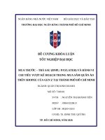 Mua trước – trả sau (bnpl paylater) và hành vi chi tiêu vượt kế hoạch trong mua sắm quần Áo trên shopee của gen z tại thành phố hồ chí minh