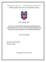 Các yếu tố Ảnh hưởng Đến quyết Định sử dụng thẻ tín dụng của gen z tại ngân hàng thương mại cổ phần sài gòn thương tín chi nhánh thủ Đức