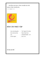 Báo cáo thực tập tai Công ty Cp Thiết kế Công nghiệp Hoá Chất CECO