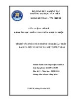 Đề tài phân tích thành công hoặc thất bại của một startup tại việt nam vnpay