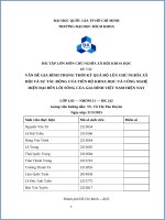 Vấn Đề gia Đình trong thời kỳ quá Độ lên chủ nghĩa xã hội và sự tác Động của tiến bộ khoa học và công nghệ hiện Đại Đến lối sống của gia Đình việt nam hiện nay