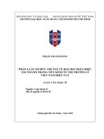 Pháp luật sở hữu trí tuệ về bảo hộ nhãn hiệu Âm thanh trong nền kinh tế thị trường Ở việt nam hiện nay