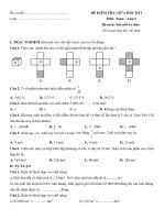Đề Ôn Đề cương Ôn thi giữa học kì ii khtn8 (1)