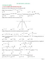 Đề cương Ôn tập giữa hk 2 toán 9