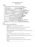 Đề cuong tự luận lớp 11 giữa kỳ 2   2025  2026