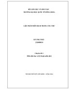 LIỆU PHÁP MIỄN DỊCH TRONG UNG THƯ