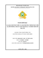 Quan hệ truy hồi và giải phương trình truy hồi 16 2 mô phỏng thuật toán kruskal và prim trên Đồ thị lớn