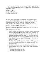 IUH - Báo cáo thí nghiệm buổi 5 - Lập trình điều khiển ngoại vi UART