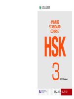 Tiếng Trung - Sách bài tập - HSK 3