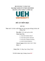 Đồ Án Môn Học Đề Tài Phân Tích Và Trích Xuất Thông Tin Tai Nạn Giao Thông Từ Báo Chí Tiếng Việt.pdf