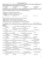 Đề thi tham khảo tiếng anh vào 10 hải phòng 2026 2027