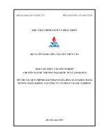 Quy trình giao nhận hàng hóa xuất khẩu bằng Đường hàng không tại công ty cổ phần tài lộc express