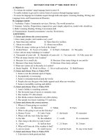 Đề cương anh 6 gk2 2026