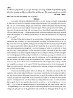 Bai lam thứ văn có giá trị