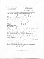 Đề Toán khối 6, Khối 7 GKII Mỹ Đình 2