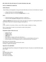 Đề cương Ôn tập giữa học kỳ ii anh 6  Đông vĩnh năm học 2025   keys