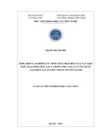 Tổng hợp và nghiên cứu tính chất Điện hóa của vật liệu oxit (na,li)mno2 pha tạp và Đồng pha tạp co, f Ứng dụng làm Điện cực dương trong pin ion natri