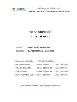Đồ Án môn học hutech meet