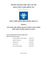 Xây dựng hệ thống quản lý bán lẻ dựa trên kiến trúc hướng dịch vụ (soa)