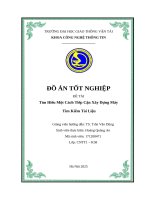 Đồ Án tốt nghiệp Đề tài tìm hiểu một cách tiếp cận xây dựng máy tìm kiếm tài liệu