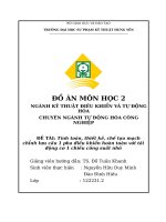 Đề tài tính toán, thiết kế, chế tạo mạch chỉnh lưu cầu 1 pha Điều khiển hoàn toàn với tải Động cơ 1 chiều công suất nhỏ