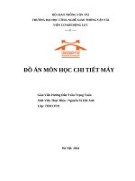 Thiết kế hệ thống trạm dẫn Động băng tải