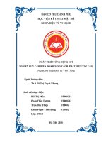 Phát triển Ứng dụng iot nghiên cứu cảm biến Đo khoảng cách, phát hiện vật cản