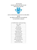 Quản lý Đô thị với sự tham gia của cộng Đồng Đề tài huy Động sự tham gia của người dân lựa chọn Địa Điểm xây dựng chợ