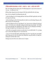 Tổng hợp và giải chi tiết 6 test - part 6- format cũ (12 câu) - Chuẩn đầu ra đại học Nông Lâm Thành Phố Hồ Chí Minh