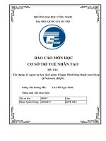 Báo Cáo Dự Án Flappy Bird Cơ Sở Trí Tuệ Nhân Tạo _ Áp dụng thuật toán deep learning