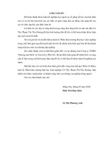 Nghiên cứu công tác kế toán doanh thu, chi phí và xác Định kết quả kinh doanh tại công ty tnhh thương mại dịch vụ lý phú gia