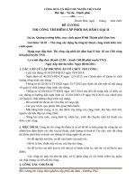 Thuyết minh đề cương rải thủ cấp phối đá dăm loại 2