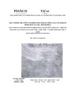 Quy trình thi công khoan Đinh neo Đất