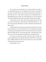 Phân tích hiệu quả hoạt Động sản xuất, kinh doanh tại công ty hữu hạn công nghiệp wintek việt nam