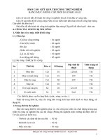 Báo cáo rải thử cấp phối đá dăm loại 1