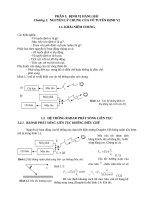 Chuong 1 Nguyên lý chung của vô tuyến Định vị