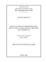 Tóm tắt pháp luật về Đầu tư theo phương thức Đối tác công tư trong lĩnh vực Điện gió Ở việt nam hiện nay