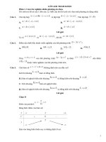 Bộ Đề Ôn thi Đại số và hình học trường chuyên Phần 3